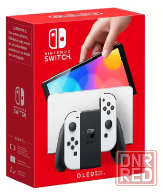 приставка nintendo switch oled 64гб, без игр. Маяк М27. Донецк - изображение 1