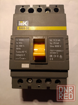 Выключатель автоматический ВА88-32 3Р 125А 25кА IEK Донецк - изображение 1