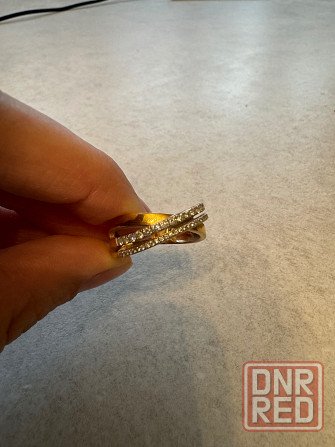 Золотое кольцо с бриллиантами Донецк - изображение 5