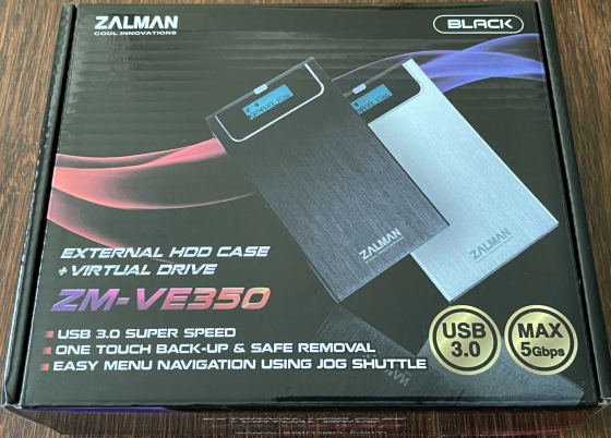 Карман для HDD/SSD 2.5" Zalman USB 3.0 ZM-VE350 Black Донецк