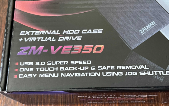 Карман для HDD/SSD 2.5" Zalman USB 3.0 ZM-VE350 Black Донецк