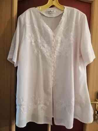 Блуза блузка большого размера с вышивкой р. 56-60 Донецк