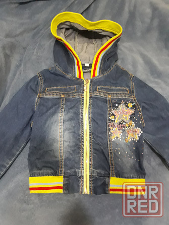 Джинсовая куртка для девочки 98см Мариуполь - изображение 1