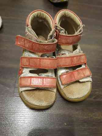 Босоножки, сандали для девочки ортопедические при плосковальгусной деформации стопы 16 см Мариуполь