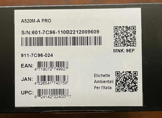 Материнская плата MSI A520M-A PRO (sAM4, AMD A520) Донецк