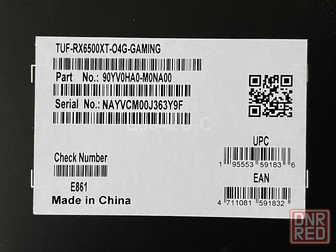 Видеокарта Asus TUF Gaming Radeon RX 6500 XT OC 4GB (TUF-RX6500XT-O4G-GAMING) Донецк - изображение 5