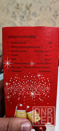 Колонка - елочная игрушка T&G TG520 Christmas Edition Bluetooth Speaker Макеевка - изображение 2