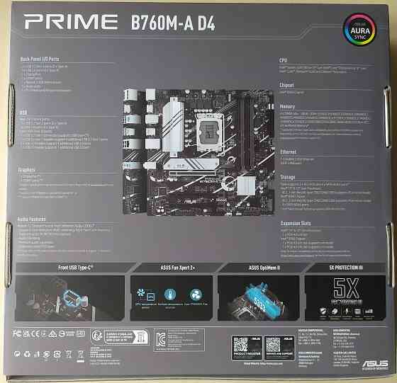 Материнская плата Asus PRIME B760M-A D4 (s1700, Intel B760) Донецк