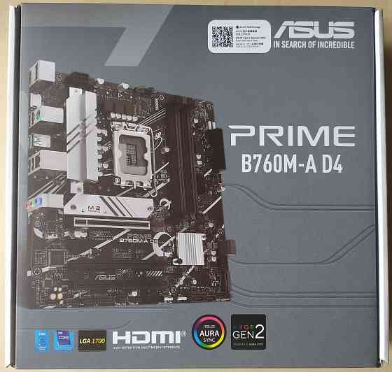Материнская плата Asus PRIME B760M-A D4 (s1700, Intel B760) Донецк