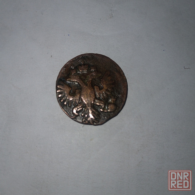 Полушка 1736 года. Медная монета эпохи Анна Иоанновна. Донецк - изображение 2