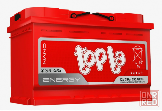 Новый аккумулятор 75 Ah "TOPLA Energy" (пр-во Словения) Донецк - изображение 1