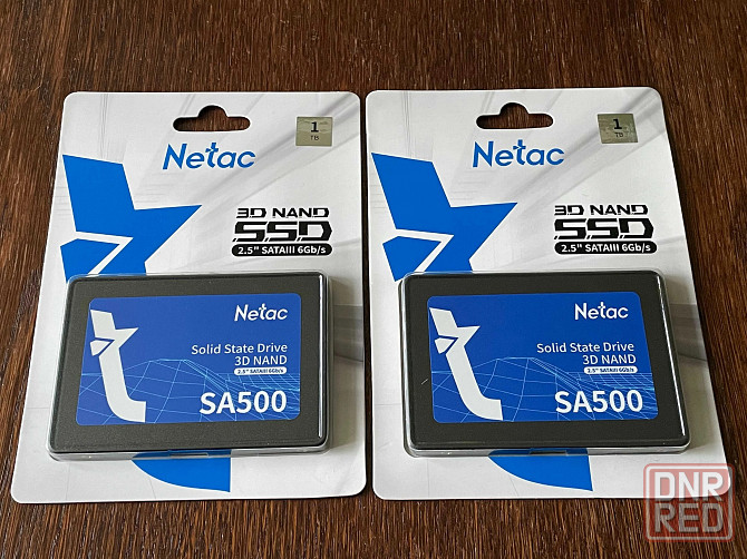 SSD Netac SA500 1TB 2.5" SATAIII 3D TLC 480TBW (NT01SA500-1T0-S3X) Донецк - изображение 1