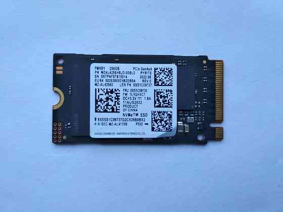 SSD M.2 NVMe 2242 Samsung PM9B1 256Gb. Новый! Донецк