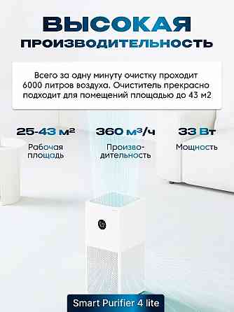 Очиститель воздуха Xiaomi Smart Air Purifier 4 Lite EU AC-M17-SC (BHR5274GL) Макеевка