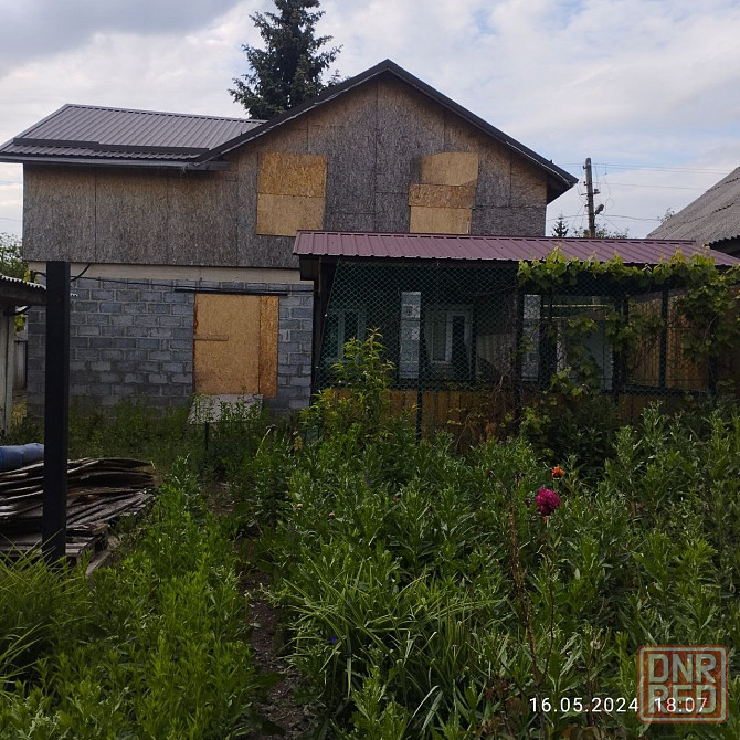 Дом Коробка, 100м.кв., Окна на 1-й этаж в наличии, ор-р ул Светлого пути Донецк - изображение 1