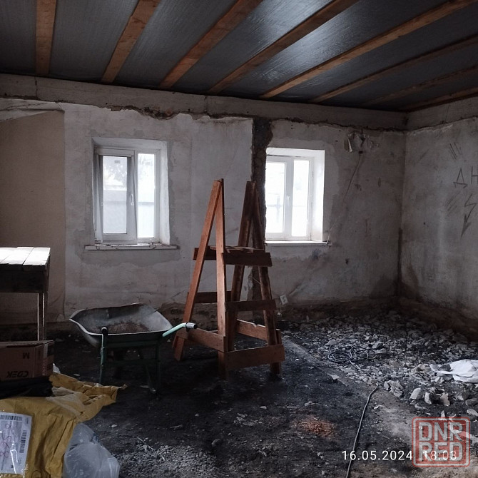 Дом Коробка, 100м.кв., Окна на 1-й этаж в наличии, ор-р ул Светлого пути Донецк - изображение 4