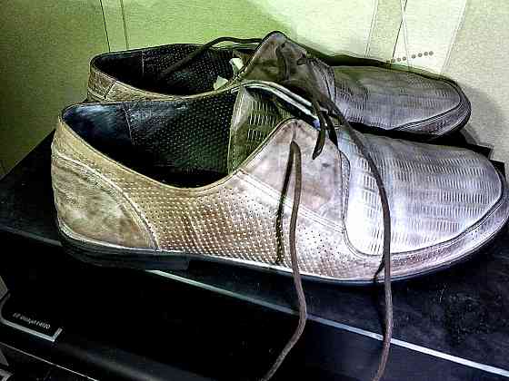 Летние мужские туфли (кожа) Донецк