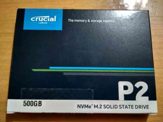 SSD диск Crucial P2 500gb MVMe 3D NAND Новый Гарантия Донецк