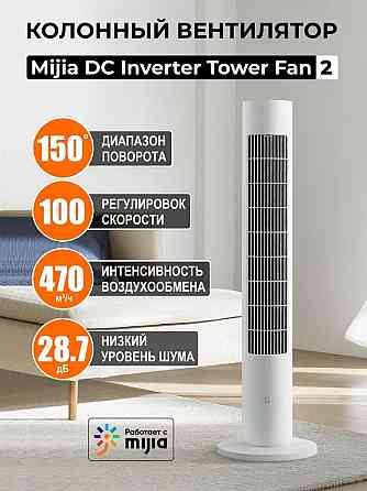 Умный колонный вентилятор Xiaomi Mijia Tower Fan 2 (BPTS02DM) Донецк
