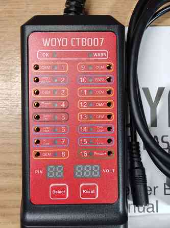 OBD2 тестер WOYO CTB007 Донецк