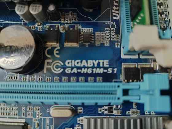 Комплект Gigabyte ga-h61m-s1 (S1155) +i52400 +8gb ddr3 + охлаждение Донецк