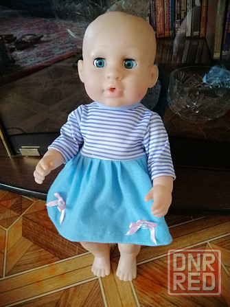 Продам куклу пупса говорит смеется 35 см Донецк - изображение 1