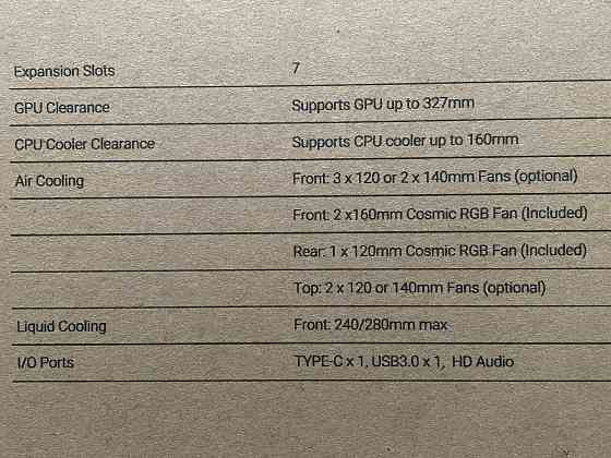 Корпус Formula Air Power G5 DUO 2x160 mm, 1x120mm, USB 3.0+USB Type-C Донецк