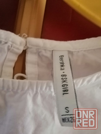 Блуза белая блузка Bershka S (26) Донецк - изображение 5