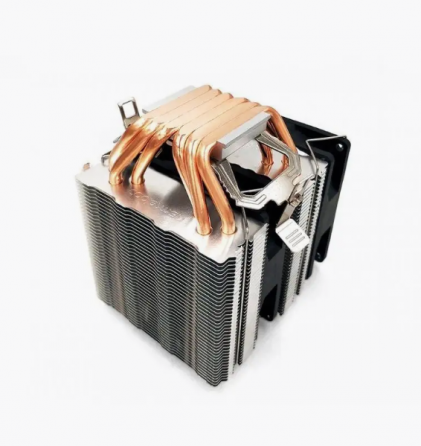 Кулер охлаждение MX-6 Intel/ AMD RGB 6 трубок 4-pin Новый Донецк
