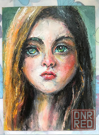 "Портрет девушки". Картина от художника недорого. Донецк - изображение 1