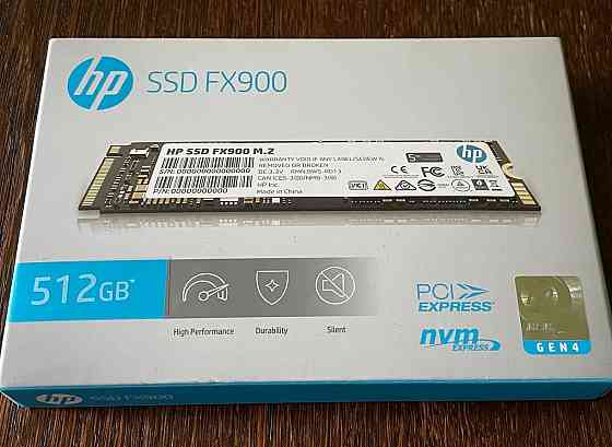 SSD HP FX900 512GB M.2 PCIe 4.0 x4 3D TLC NAND R4900/WR3300 Донецк