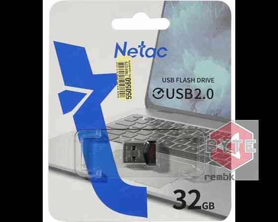 Флешка Netac 32Gb UM2 USB 2.0 (NT03UM2N-032G-20BK) |Гарантия Макеевка