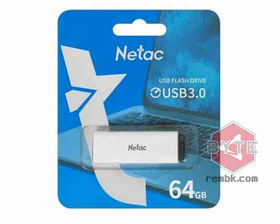 Флеш Диск Netac U185 64Gb . NT03U185N-064G-20WH. USB2.0. с колпачком. пластиковая белая |Гарантия Макеевка