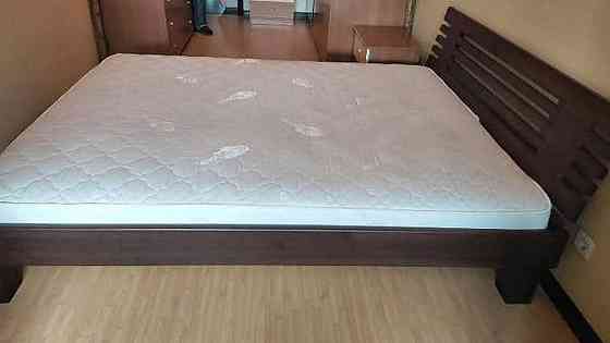 Кровать деревянная с ортопедическим матрасом Донецк