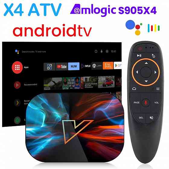 Тв-приставка Vontar X4 ATV Android 11,0 Amlogic S905X4 4/64Гб Макеевка