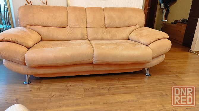 Продам диван с клеслом. Донецк - изображение 1