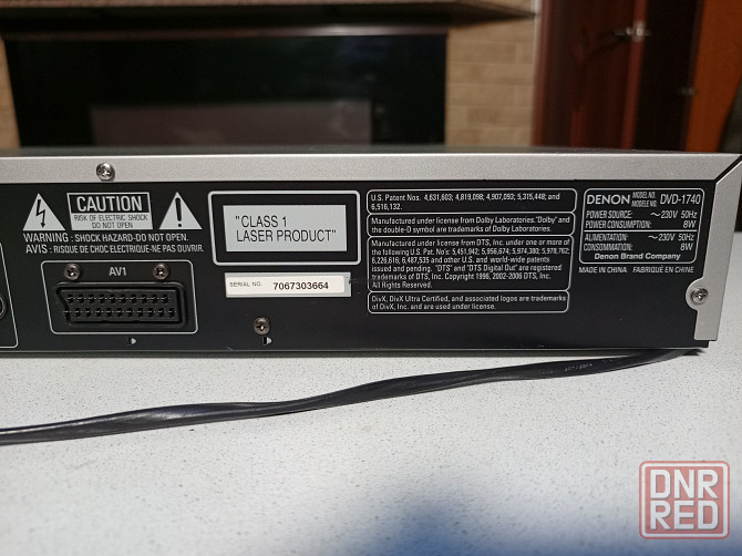 Полноразмерный DVD проигрыватель "Denon" DVD-1740 Донецк - изображение 7