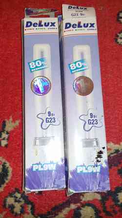 лампа люминесцентная de luxe pl tube pl 9w 6400k g23 Донецк