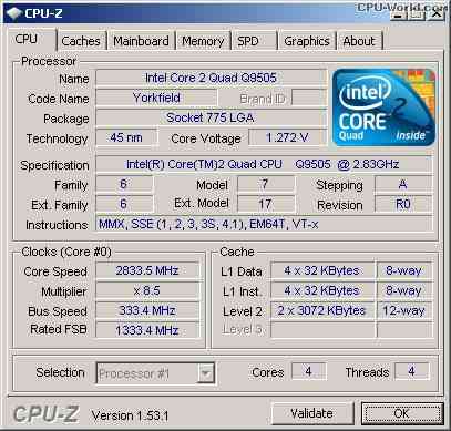 Процессоры Core 2 Quad Q9505, 2.83ГГц, 6 Мб, 1333МГц, TDP-95Вт Донецк
