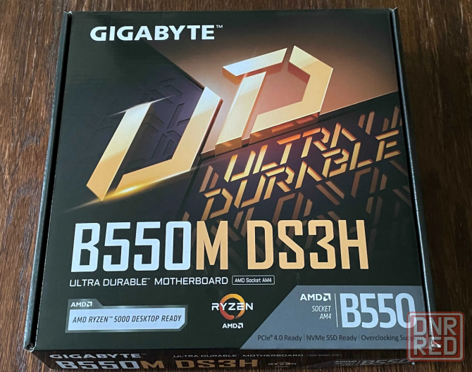 Материнская плата Gigabyte B550M DS3H (sAM4, AMD B550) Донецк - изображение 1