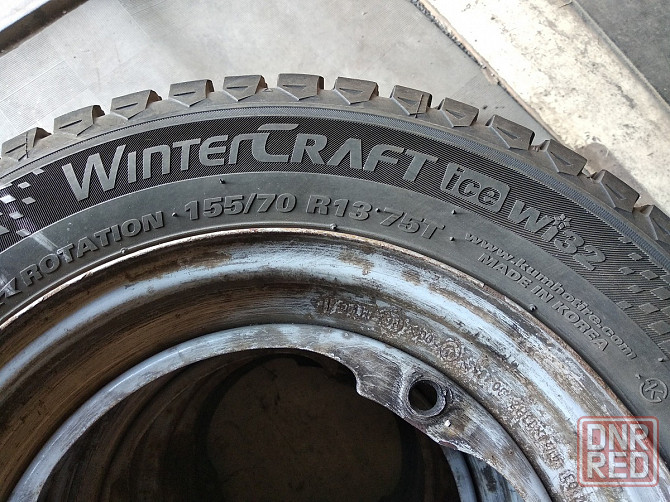 Комплект зимних колес на Таврию/Славуту с шипованной резиной Kumho WinterCraft Ice WI32 Донецк - изображение 4