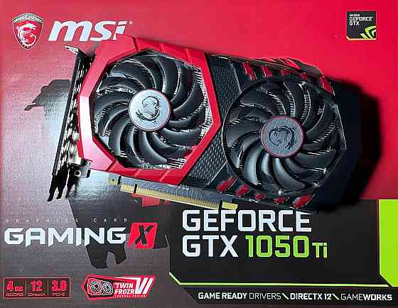 Видеокарта MSI GeForce GTX 1050 Ti GAMING X [GTX 1050 TI GAMING X 4G] Донецк