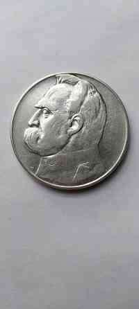 10 злотых 1935 года. Серебряная монета Польши. Донецк