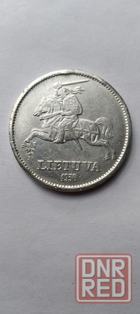 10 литов 1936 года. Редкая серебряная монета Литвы. Донецк - изображение 2