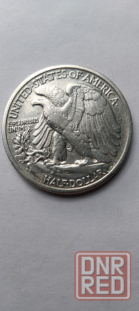 1/2 доллара 1943 года. Серебряная монета сша. Донецк - изображение 1