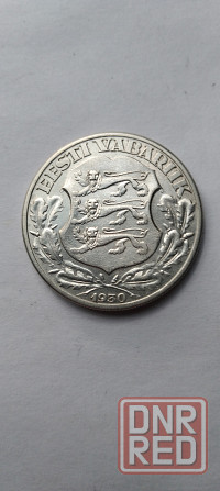 2 кроны 1930 года. Серебряная монета Эстонии. Донецк - изображение 2