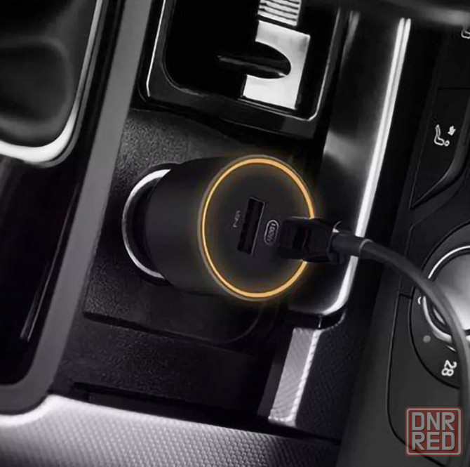 Автомобильная зарядка Xiaomi Dual Port Car Charger 1A1C 43W (MDY-16-EQ) Black Макеевка - изображение 2