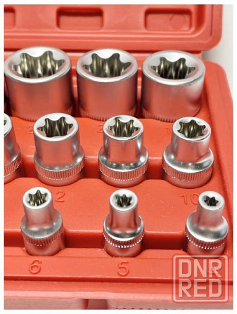 Набор торцевых головок TORX (Звёздочка) 14 предметов Донецк - изображение 1