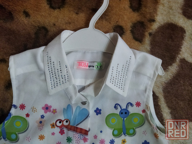 блузка детская для девочки на рост 96-98 см (3 года) Донецк - изображение 3