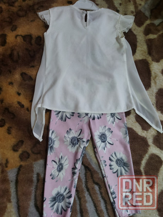 блузка детская для девочки на рост 98-104 см (3-4 года) + джегинсы. Турция Донецк - изображение 2